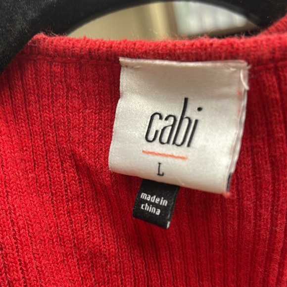 CAbi red Caberet sweater - Picture 3 of 4